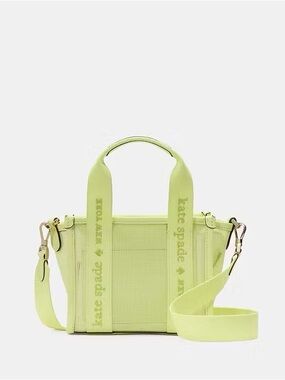 kate spade Kip Mesh Mini Tote (Melon Rind) NWT